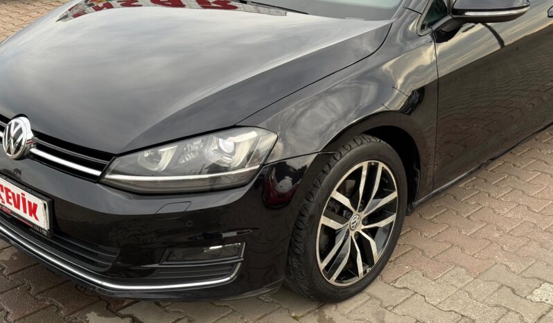 2015 VOLKSWAGEN GOLF 1.4TSİ HİGHLİNE CAM TVN! DIŞ SİYAH İÇ BEJ! dolu