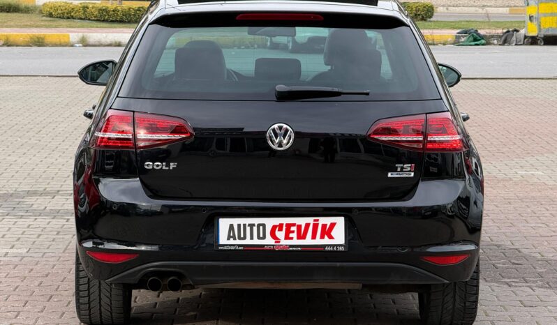 2015 VOLKSWAGEN GOLF 1.4TSİ HİGHLİNE CAM TVN! DIŞ SİYAH İÇ BEJ! dolu
