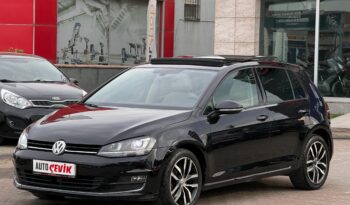 2015 VOLKSWAGEN GOLF 1.4TSİ HİGHLİNE CAM TVN! DIŞ SİYAH İÇ BEJ! dolu