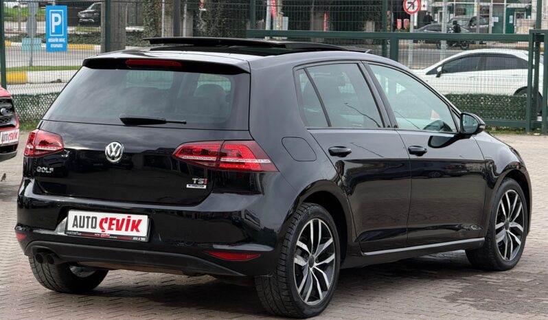 2015 VOLKSWAGEN GOLF 1.4TSİ HİGHLİNE CAM TVN! DIŞ SİYAH İÇ BEJ! dolu